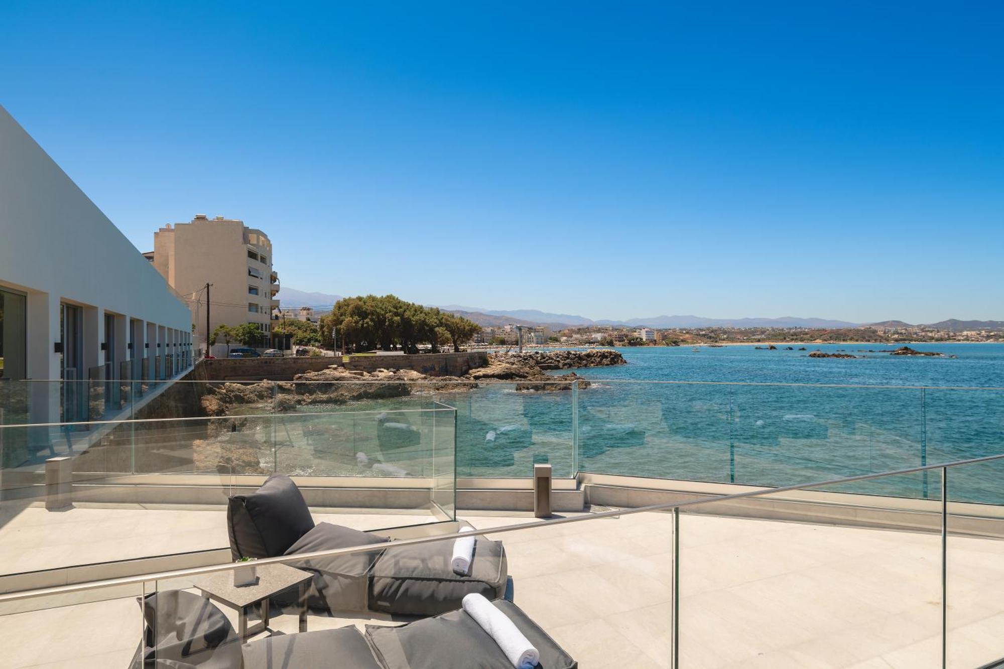 Elia Sea Suites Hriszí Aktí Haniá Kültér fotó