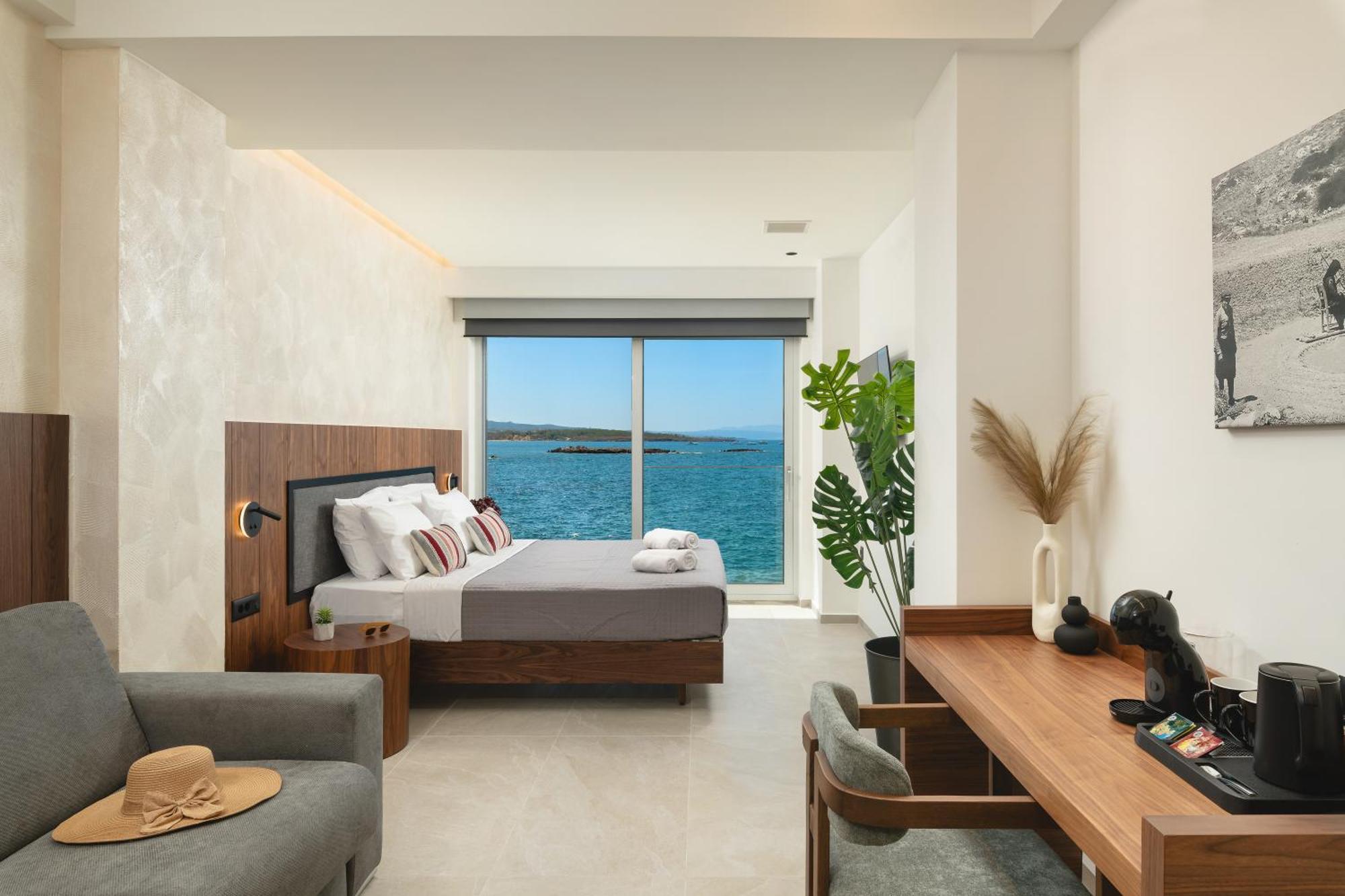 Elia Sea Suites Hriszí Aktí Haniá Kültér fotó