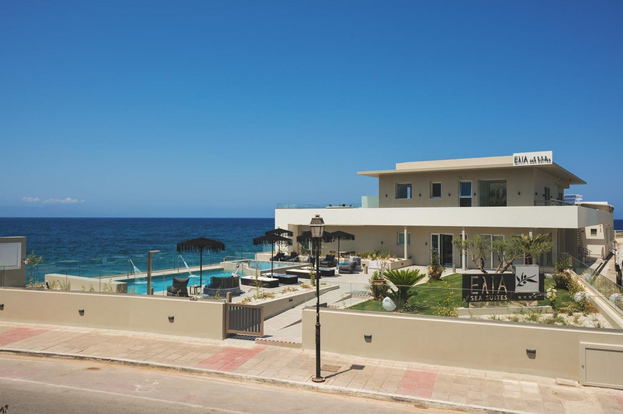 Elia Sea Suites Hriszí Aktí Haniá Kültér fotó