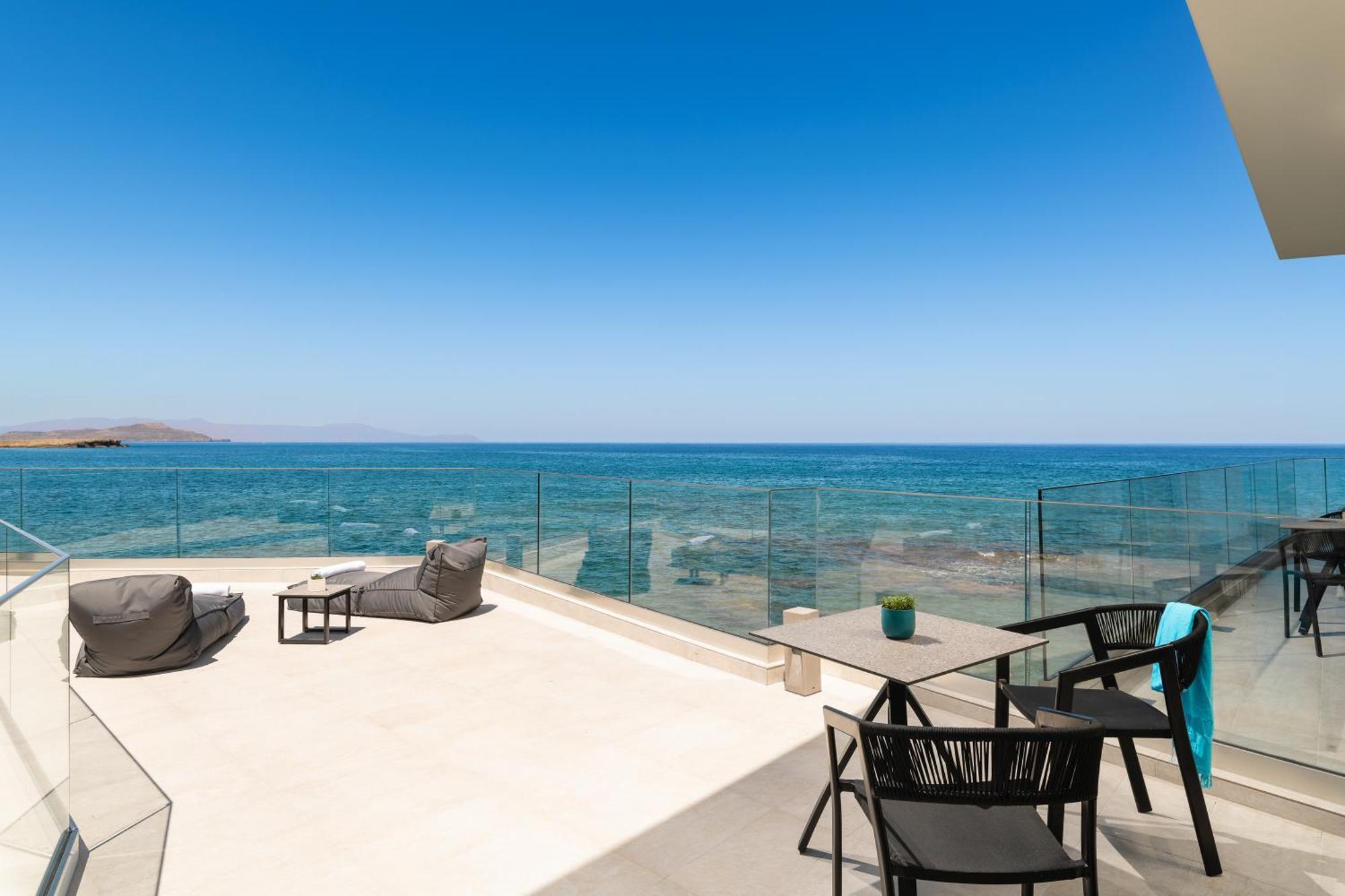 Elia Sea Suites Hriszí Aktí Haniá Kültér fotó