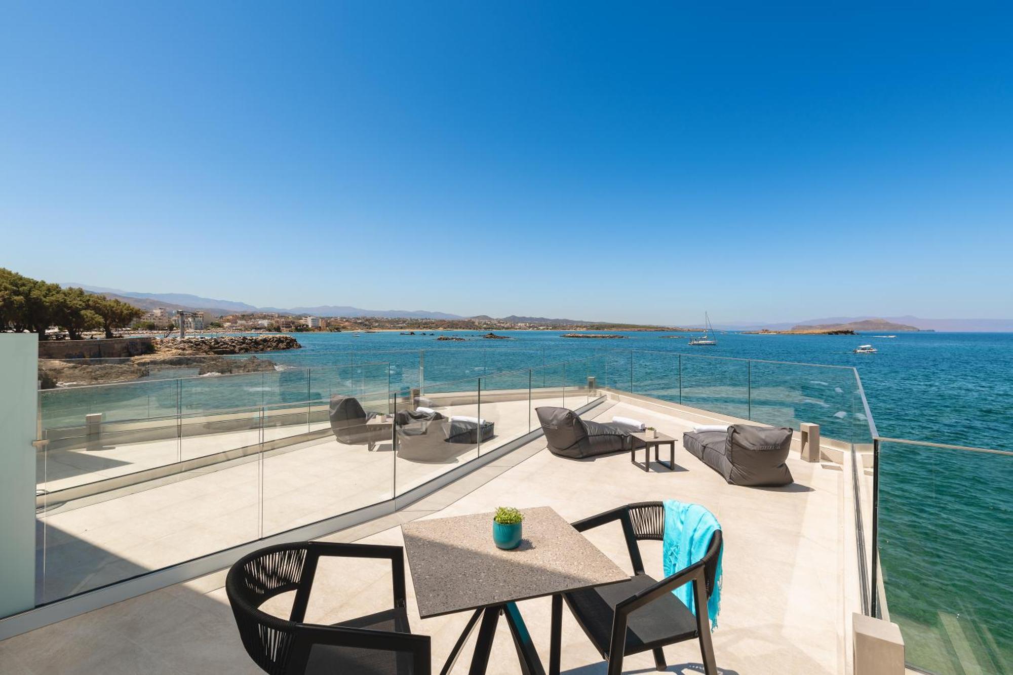 Elia Sea Suites Hriszí Aktí Haniá Kültér fotó