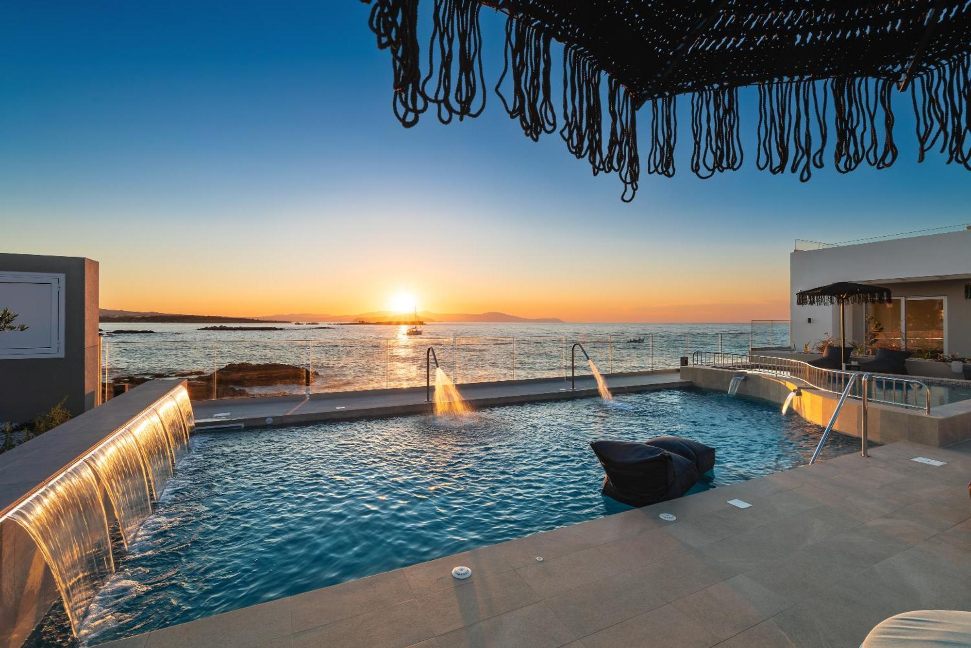 Elia Sea Suites Hriszí Aktí Haniá Kültér fotó
