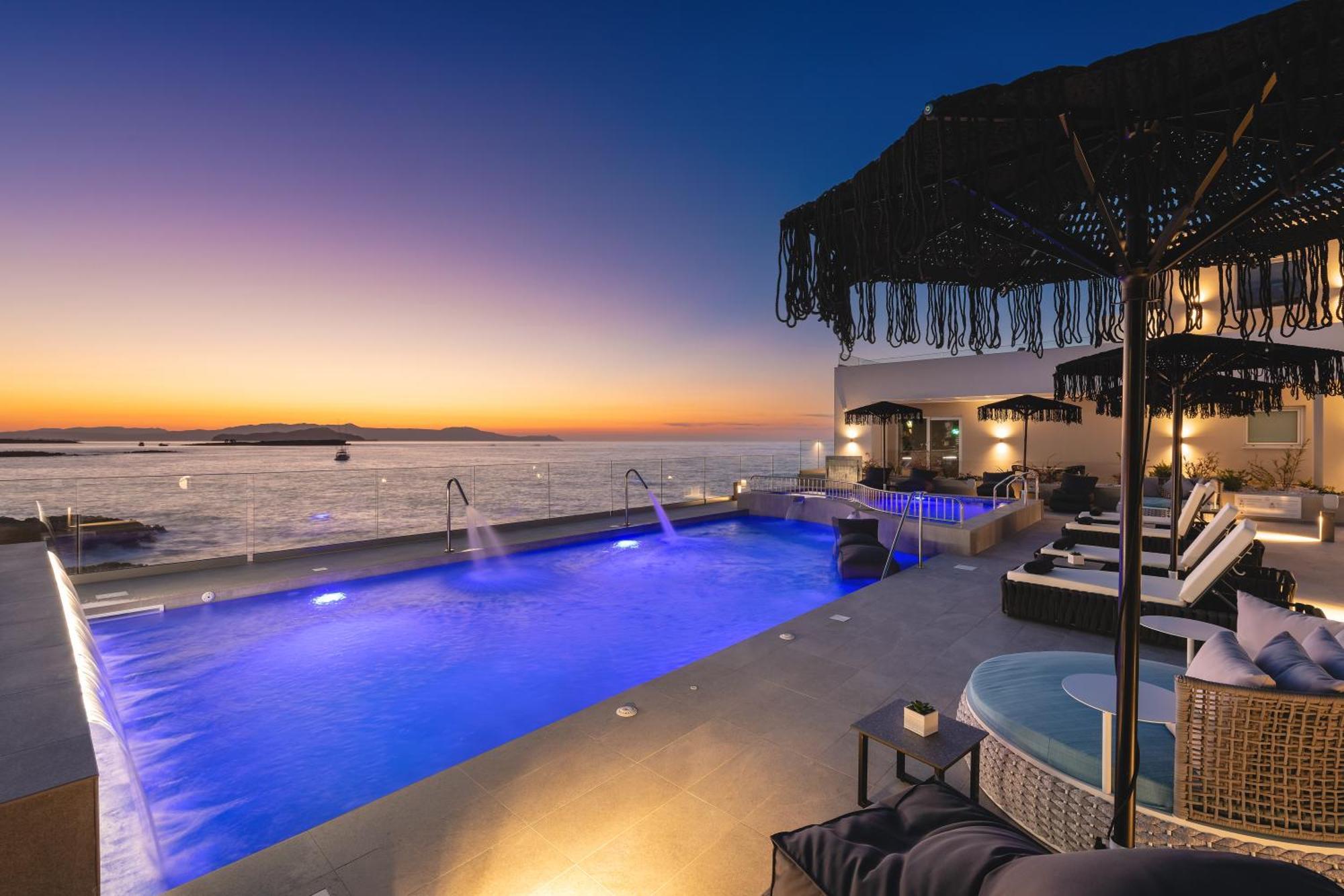 Elia Sea Suites Hriszí Aktí Haniá Kültér fotó