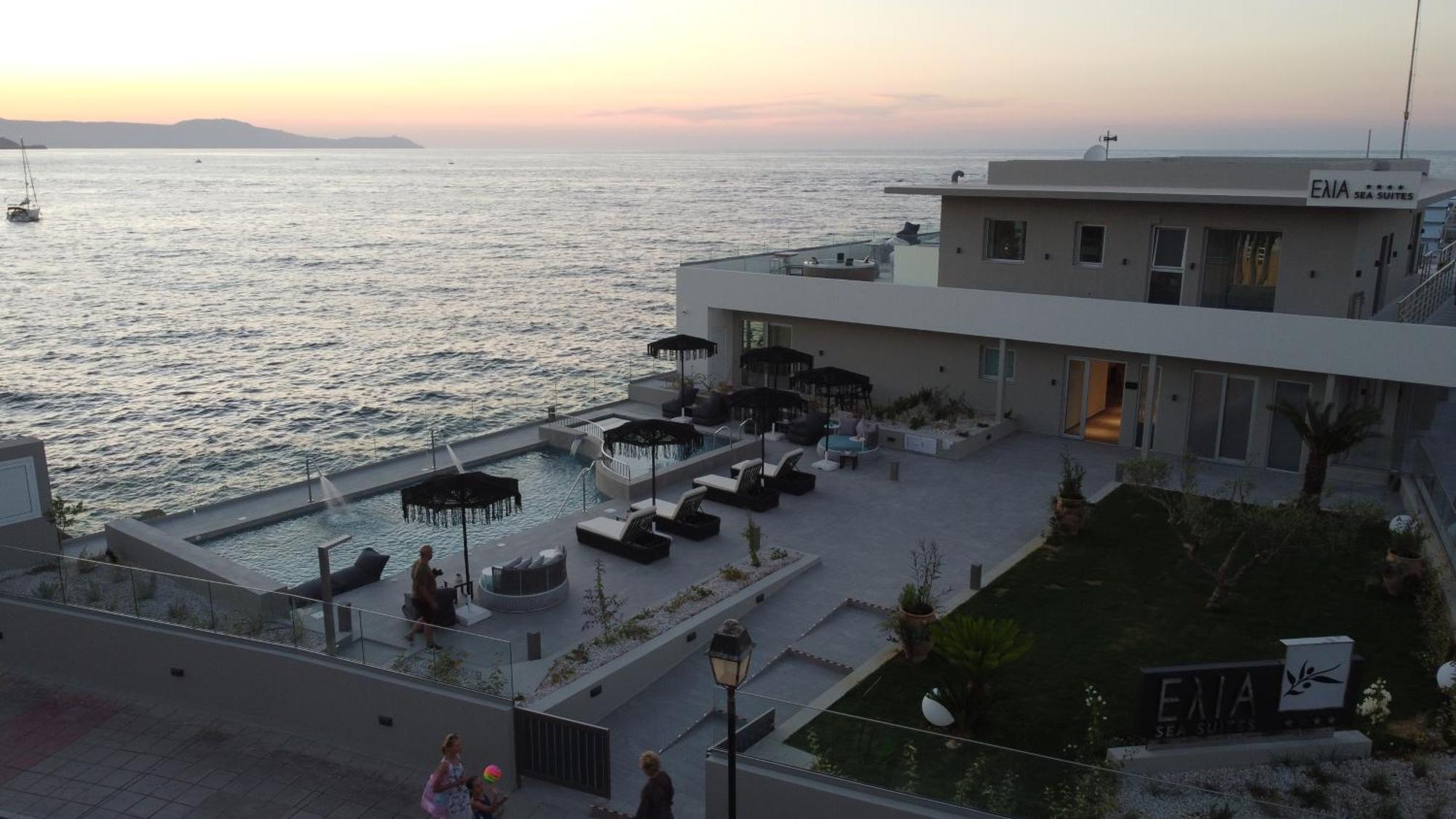 Elia Sea Suites Hriszí Aktí Haniá Kültér fotó