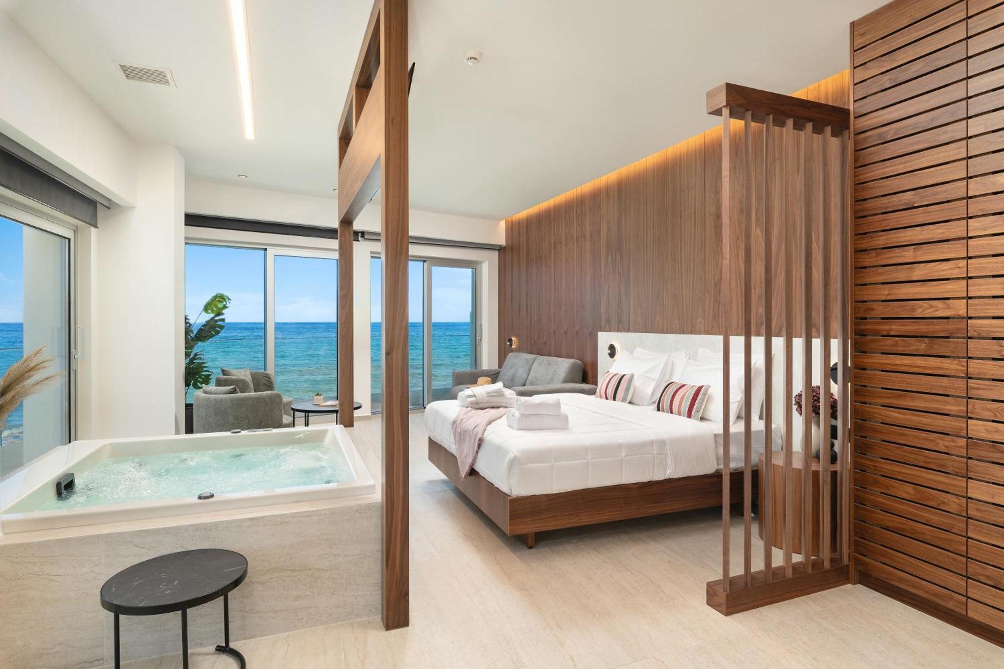 Elia Sea Suites Hriszí Aktí Haniá Kültér fotó