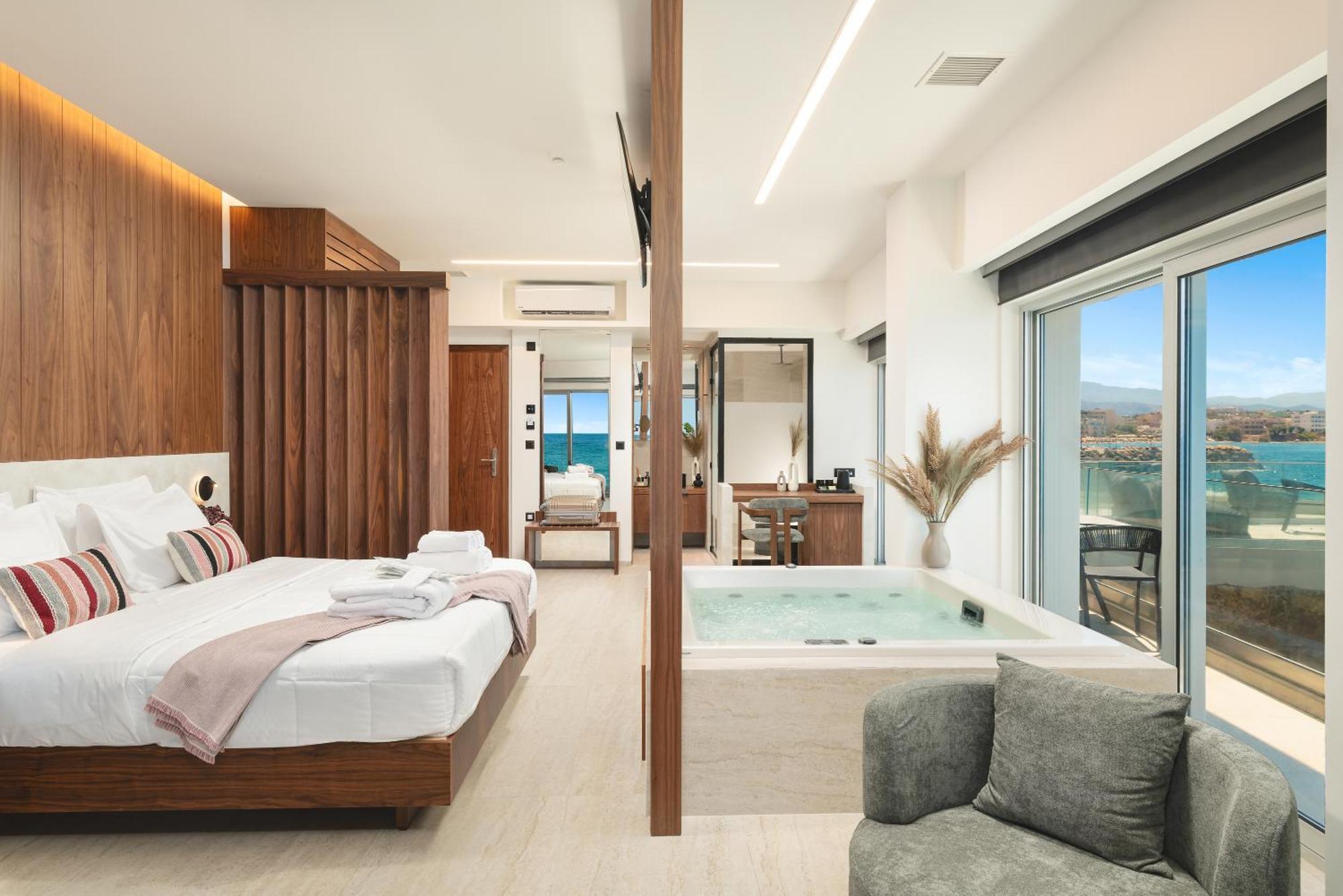 Elia Sea Suites Hriszí Aktí Haniá Kültér fotó