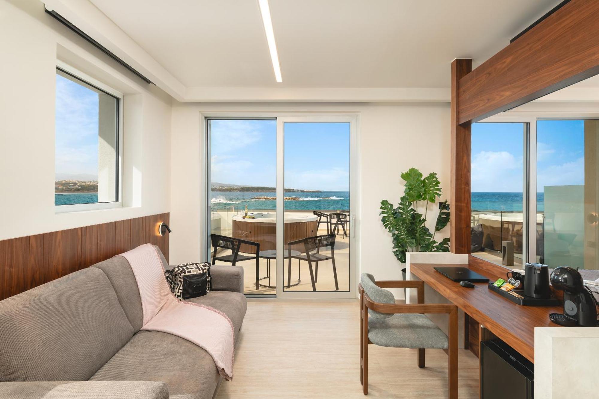 Elia Sea Suites Hriszí Aktí Haniá Kültér fotó