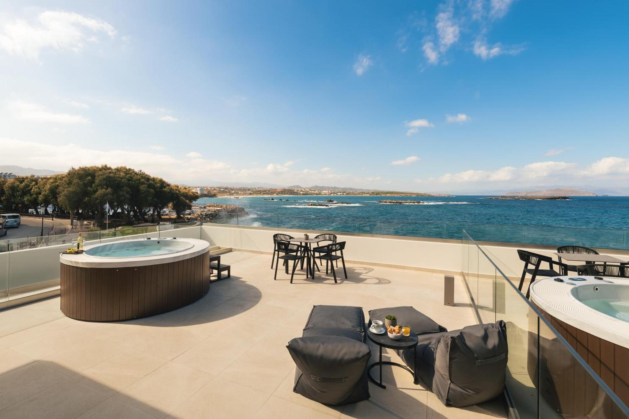 Elia Sea Suites Hriszí Aktí Haniá Kültér fotó