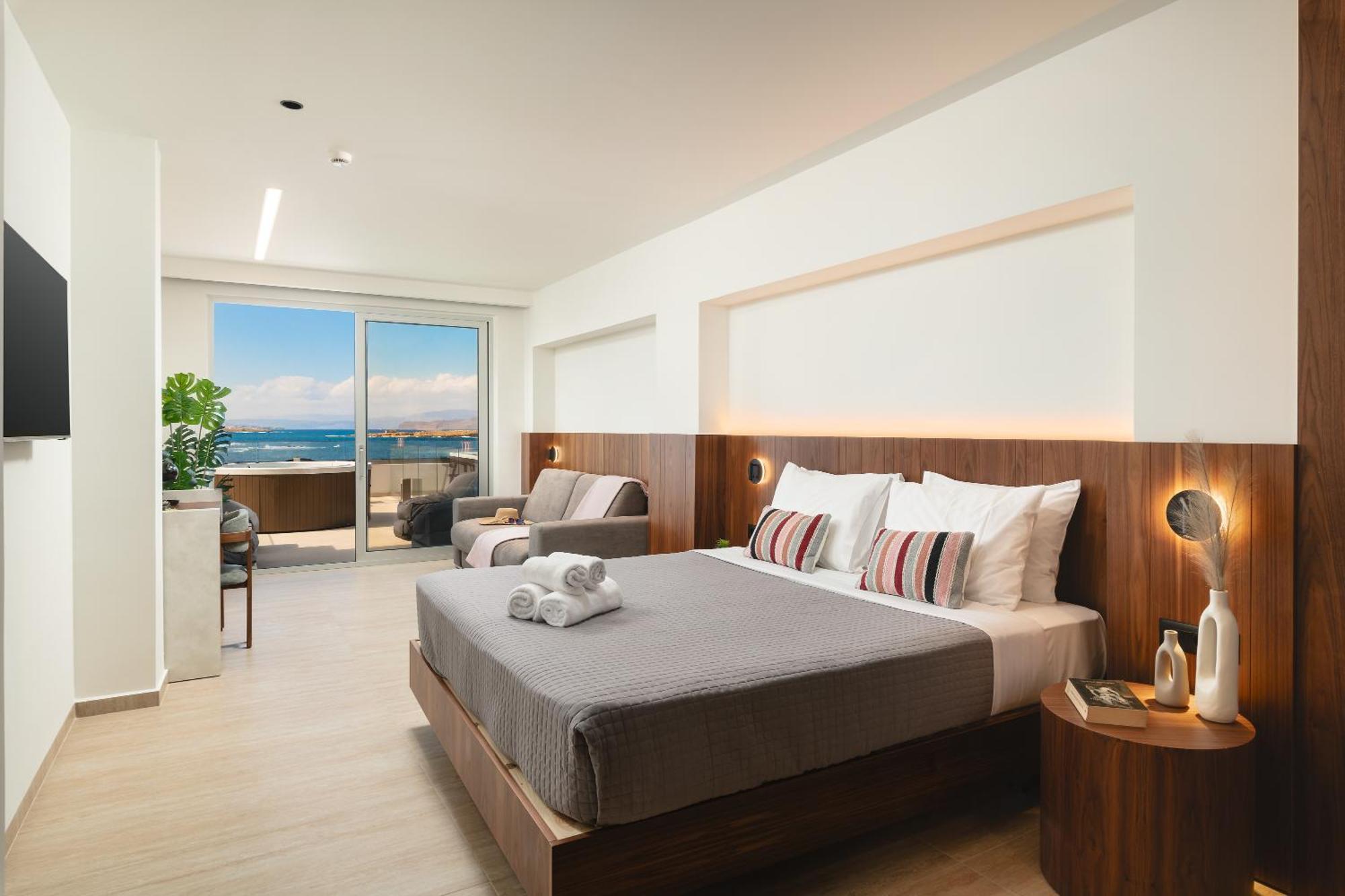Elia Sea Suites Hriszí Aktí Haniá Kültér fotó